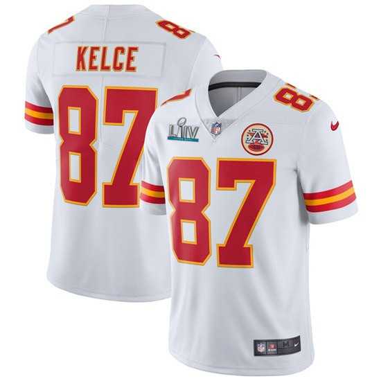 Youth Nike Chiefs 87 Travis Kelce White 2020 Super Bowl LIV Vapor Untouchable Limited Jersey,We sell and wholesale Youth Nike Chiefs 87 Travis Kelce White 2020 Super Bowl LIV Vapor Untouchable Limited Jersey on line form chian!